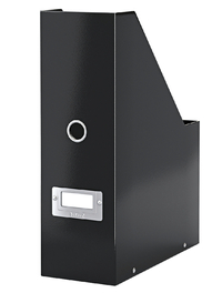 Tijdschriftencassette Leitz Wow Click & Store Gerecycled Karton Zwart