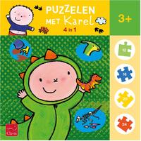 Puzzelen met Karel. 4-in-1-puzzel (Hallo Dino)