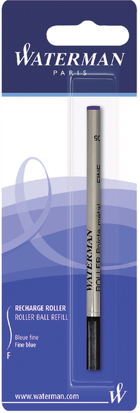 Rollerpenvulling Waterman Fijn Blauw Blister À 1 Stuk