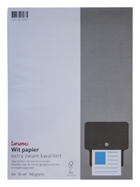 Kopieerpapier Bruna 160GR Wit