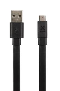 Xtorm Flat USB to Micro USB cable (3m) Black