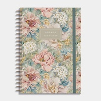 Agenda A4 D3 25/26 Vintage Bloemen