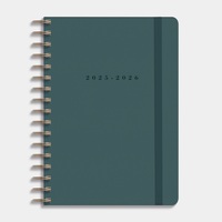 Agenda Luxe D1 25/26 Suedelook Pretolblauw