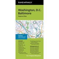 Rand McNally Washington DC/Baltimore MD Regional Map