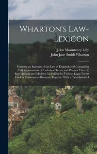 Whartons Law-Lexicon