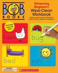Bob Books - Wipe-Clean Workbook: Advancing Beginners Phonics, Ages 4 and Up, Kindergarten (Stage 2: Emerging Reader)