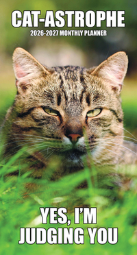 Cat-Astrophe 2-Year 2026-27 3.5 X 6.5 Monthly Pocket Planner