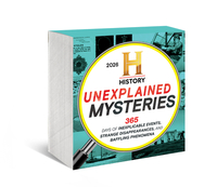 2026 History Channel Unexplained Mysteries Boxed Calendar: 365 Days of Inexplicable Events, Strange Disappearances, and Baffling Phenomena