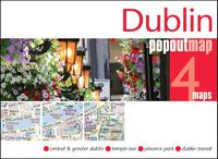 Dublin PopOut Map - pocket size, pop up map of Dublin city centre