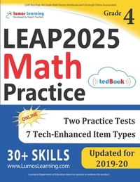 LEAP Test Prep: 4th Grade Math Practice Workbook and Full-length Online Assessments: LEAP Study Guide