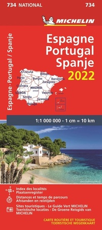 Michelin 734 Spanje / Portugal 2022
