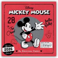 Disney Mickey Mouse 2026 - Wandkalender