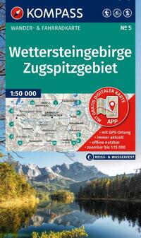 Wettersteingebirge - Zugspitzgebiet K5 1:50,000