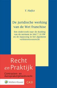 De juridische werking van de Wet franchise