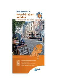Fietskaart Noord-Brabant midden 1:66.666