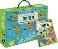 Dieren - puzzel 200 stukjes en boek