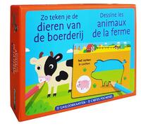 Zo teken je de dieren van de boerderij / Dessine les animaux de la ferme