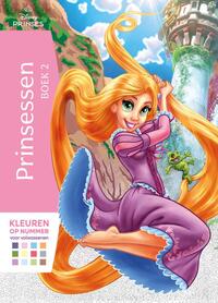 Disney Prinsessen boek 2 - Kleuren op nummer voor volwassenen