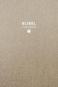 HSV Bijbel met Psalmen 10x15 linnen taupe