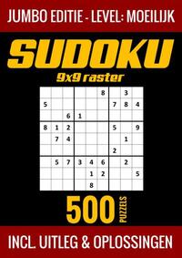 Sudoku Moeilijk - Jumbo Editie - 500 Puzzels - Incl. Uitleg en Oplossingen