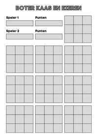 Boter Kaas en Eieren Spel