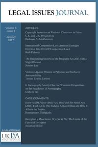 Legal Issues Journal 5(1)