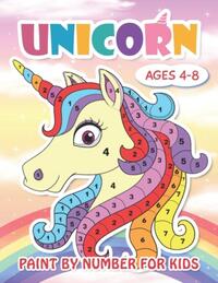 Paint by Number Unicorn for Kids Ages 4-8